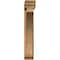 Ekena Millwork Thorton Traditional Rough Sawn Bracket w/ Offset Brace, Western Red Cedar, 6"W x 28"D x 36"H BKT0604X28X36THR01RWR - alternate 4